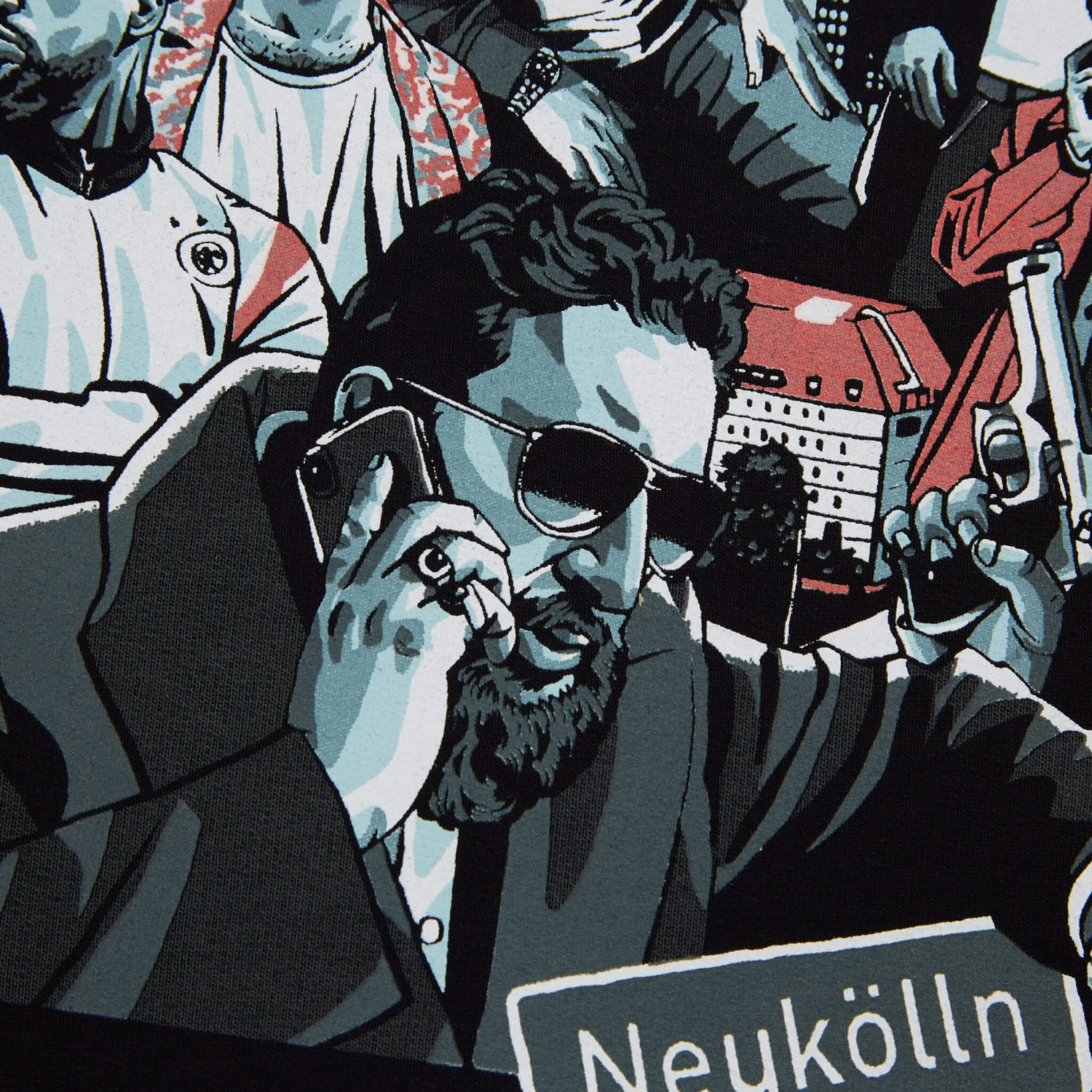 Weekend Offender 4 Blocks Graphic Sweatshirt Black 3 Weekend Offender 4 Blocks Graphic Sweatshirt Black - Image 3