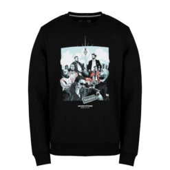 Weekend Offender 4 Blocks Graphic Sweatshirt Black