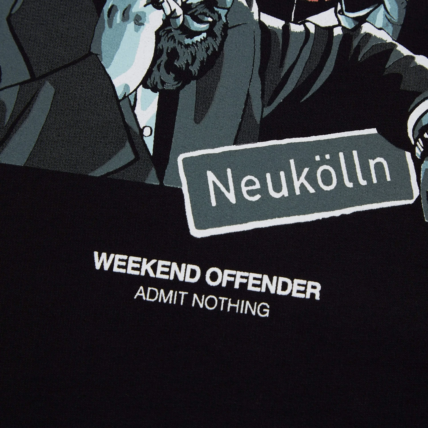 Weekend Offender 4 Blocks Graphic T-Shirt Black 4 Weekend Offender 4 Blocks Graphic T-Shirt Black - Image 4