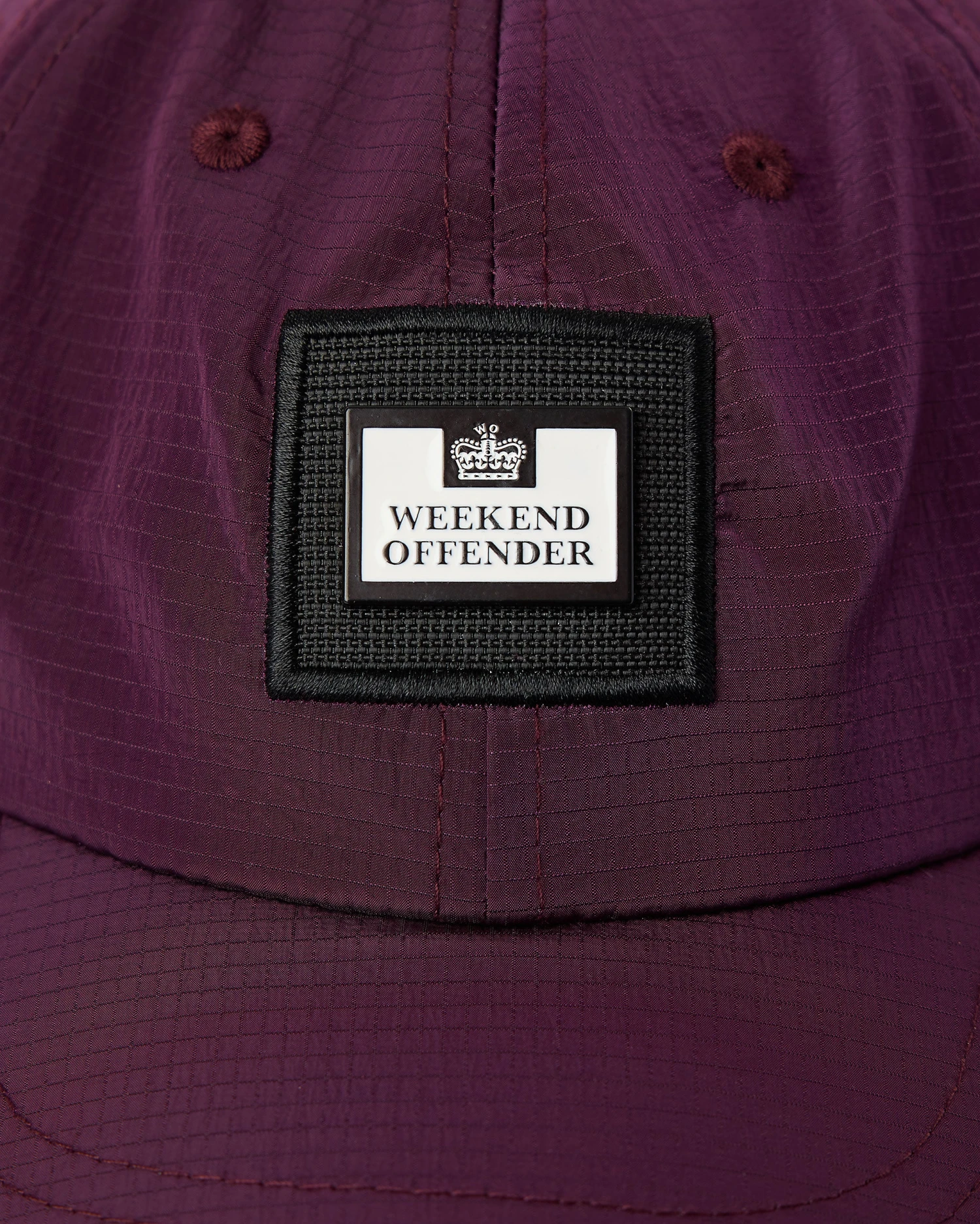 Weekend Offender Fanciulli Cap Deep Plum 2 Weekend Offender Fanciulli Cap Deep Plum - Image 2