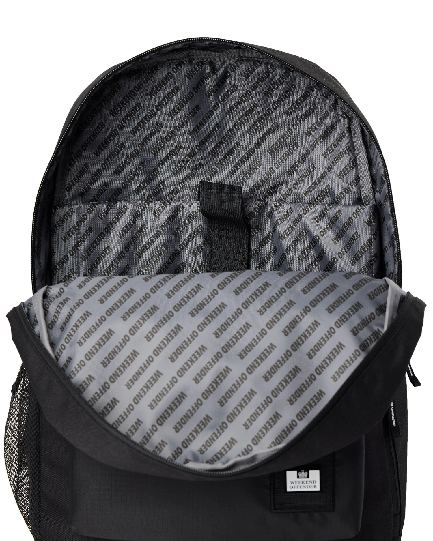 Weekend Offender Large Rucksack Black Ripstop 5 Weekend Offender Large Rucksack Black Ripstop - Image 5