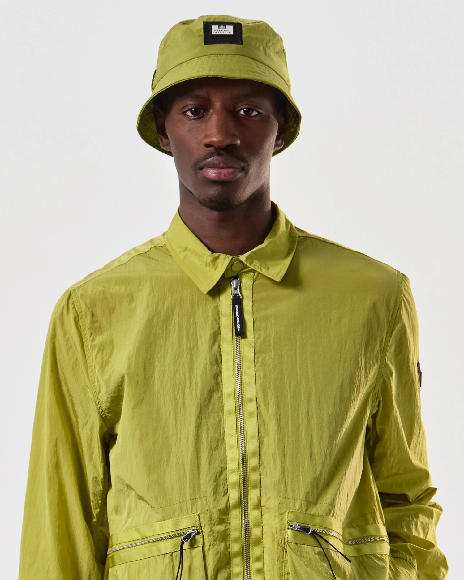 Weekend Offender Long Beach Blvd Bucket Hat Limeish Green 2 Weekend Offender Long Beach Blvd Bucket Hat Limeish Green - Image 2