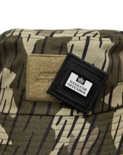 Weekend Offender Choroni Bucket Hat Castle Green Rain Camo -Warm Knit Wear Sales ACSS2406 CHORONI CASTLE GREEN RAIN CAMO 10244