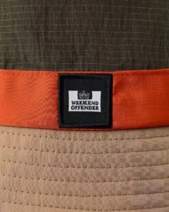 Weekend Offender Mermerli Bucket Hat Castle Green -Warm Knit Wear Sales ACSS2409 MERMERLI CASTLE GREEN COGNAC 3112