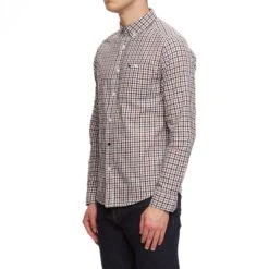 Weekend Offender Check Shirt Woody Check -Warm Knit Wear Sales AW20 SHAW20 02 WOODY CHECK WOODY CHECK MODEL ANGLE