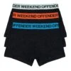 Weekend Offender Boxer Shorts Pack Of 3 Orange Peel/ Azure Blue/ Mint Tea Green