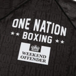 Weekend Offender One Nation Rashguard And Shorts Set Black -Warm Knit Wear Sales Black SS22 ONE NATION TEE DETAIL 3