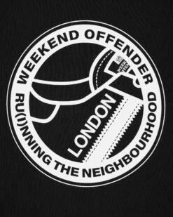 Weekend Offender City Series 5 London Sweatshirt Black -Warm Knit Wear Sales CS5PT22 03 LONDON SWEAT CS5 BLACK 10369