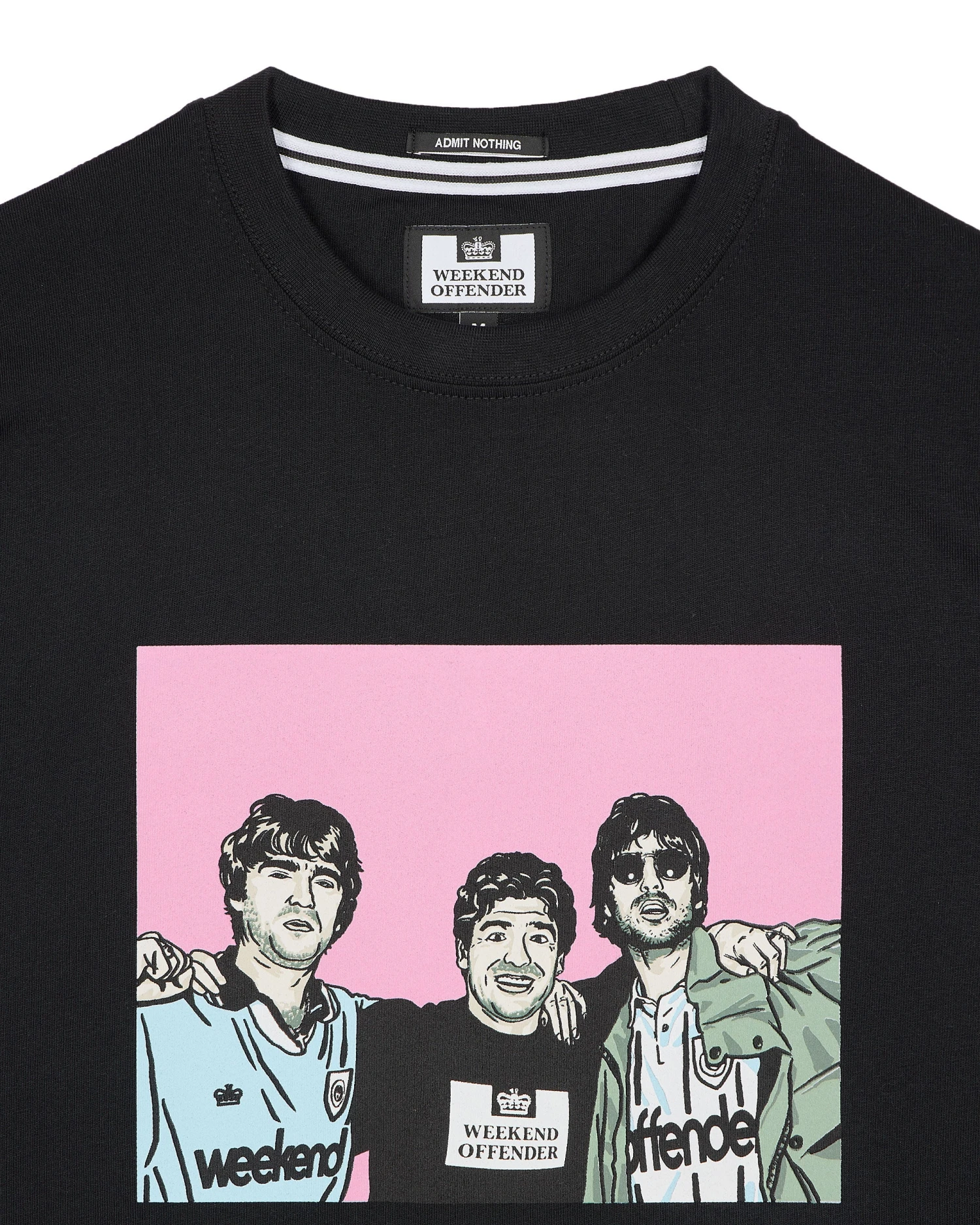 Weekend Offender Diego Graphic T-Shirt Black 2 Weekend Offender Diego Graphic T-Shirt Black - Image 2