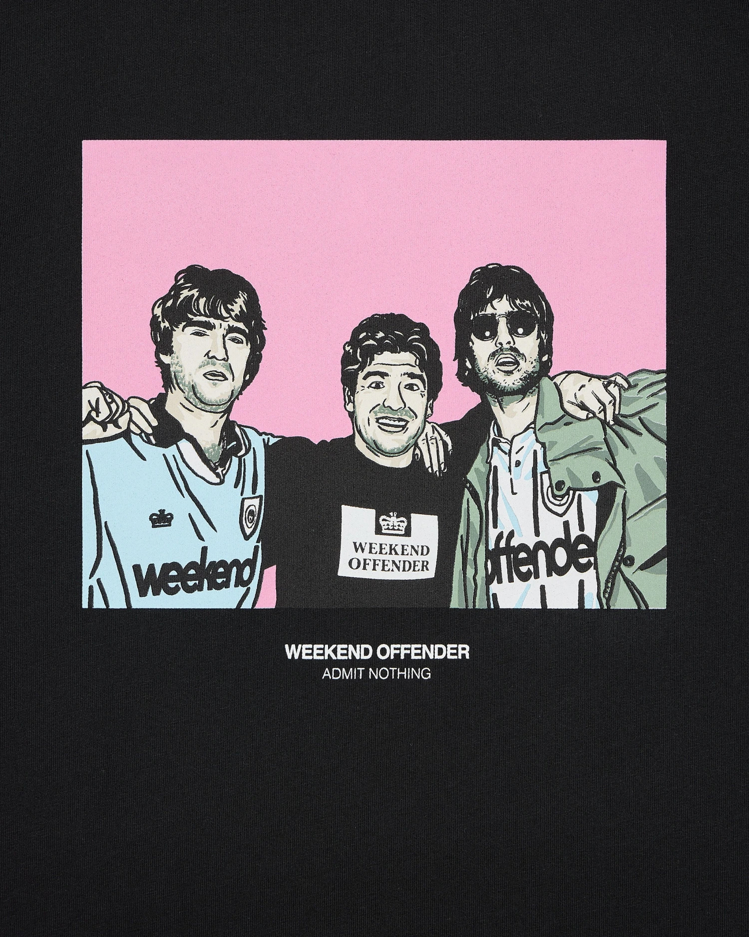 Weekend Offender Diego Graphic T-Shirt Black 3 Weekend Offender Diego Graphic T-Shirt Black - Image 3