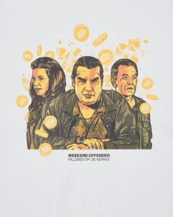 Weekend Offender Ferry Graphic T-Shirt White -Warm Knit Wear Sales CSPT2325 FERRY WHITE 11013