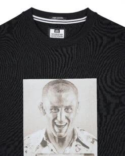 Weekend Offender Gangster T-Shirt Black -Warm Knit Wear Sales CSPT234 OBAN BLACK 3404