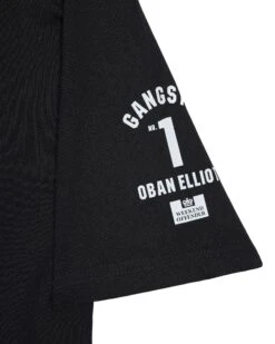 Weekend Offender Gangster T-Shirt Black -Warm Knit Wear Sales CSPT234 OBAN BLACK 3407