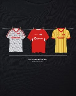 Weekend Offender Liverpool Shirts T-Shirt Black -Warm Knit Wear Sales CSPTSS2413 LIVERPOOL SHIRTS BLACK 0176