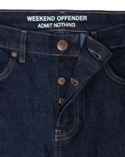 Weekend Offender 444 Easy Dark Rinsed Denim Jeans -Warm Knit Wear Sales DENIM EASY DARK RINSED 7699