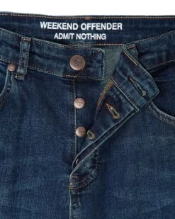 Weekend Offender 444 Easy Dark Vintage Denim Jeans -Warm Knit Wear Sales DENIM EASY DARK VINTAGE 7653