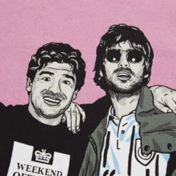 Weekend Offender Diego Graphic Hoodie White -Warm Knit Wear Sales DIEGO HOODY WHITE DETAIL 5