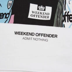 Weekend Offender Diego Graphic Hoodie White -Warm Knit Wear Sales DIEGO HOODY WHITE DETAIL 6