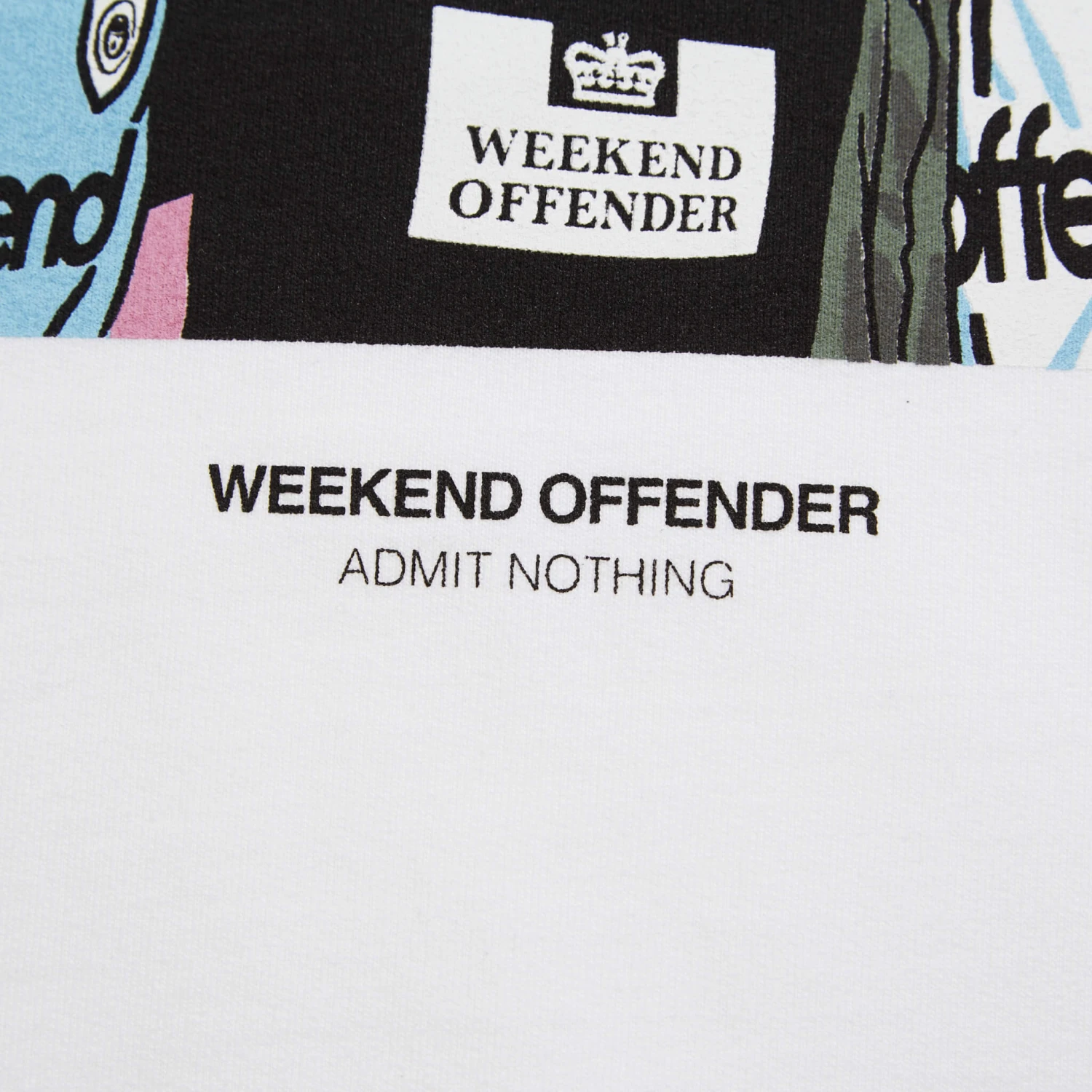 Weekend Offender Diego Graphic Sweatshirt White 5 Weekend Offender Diego Graphic Sweatshirt White - Image 5