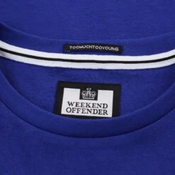 Weekend Offender Euro Series Sverige T-Shirt Electric -Warm Knit Wear Sales EURO 2021 TEE SAVERIGE ELECTRIC DETAIL 1