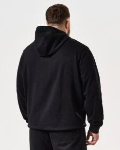 Weekend Offender HM Service Classic Hoodie Black - Plus Size -Warm Knit Wear Sales HDAW2205X HM SERVICE BLACK 8085 PLUS
