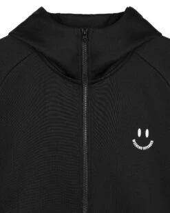 Weekend Offender Rossi Tricot Hoodie Black -Warm Knit Wear Sales HDAW2306 ROSSI BLACK 3595