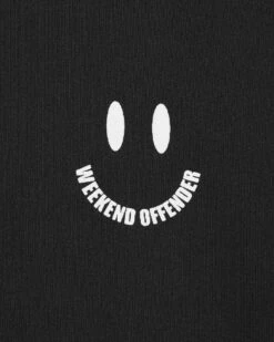 Weekend Offender Rossi Tricot Hoodie Black -Warm Knit Wear Sales HDAW2306 ROSSI BLACK 3596