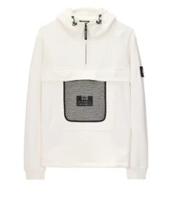 Weekend Offender Tanzmann Mesh Pocket Hoodie Winter White