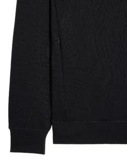 Weekend Offender Ribbe Hoodie Black -Warm Knit Wear Sales HDSS2401 RIBBE BLACK 11668