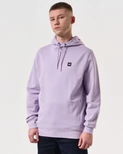 Weekend Offender Ribbe Hoodie Periwinkle -Warm Knit Wear Sales HDSS2401 RIBBE PERIWINKLE 6172 MODEL