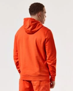 Weekend Offender Ribbe Hoodie Pure Orange -Warm Knit Wear Sales HDSS2401 RIBBE PURE ORANGE 5355 MODEL