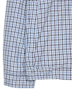 Weekend Offender Campbell Harrington Jacket Blue House Check -Warm Knit Wear Sales JKAW23 09 CAMPBELL BLUE HOUSE CHECK 2078