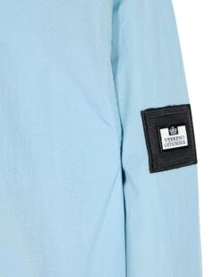 Weekend Offender Saunders Parachute Jacket Winter Sky/Blue House Check -Warm Knit Wear Sales JKAW23 10 SAUNDERS WINTER SKY 2964