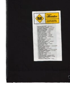 Weekend Offender Kids Plex Windbreaker Jacket Black -Warm Knit Wear Sales JKAW23 PLEX BLACK 7470