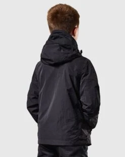 Weekend Offender Kids Plex Windbreaker Jacket Black -Warm Knit Wear Sales JKAW2319 PLEX BLACK 0559 KIDS