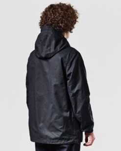 Weekend Offender Seinfeld Mesh Pocket Field Jacket Black -Warm Knit Wear Sales JKAW2334 SEINFELD BLACK 1472 MODEL