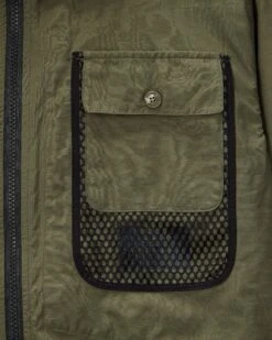 Weekend Offender Seinfeld Mesh Pocket Field Jacket Dark Green -Warm Knit Wear Sales JKAW2334 SEINFELD DARK GREEN 5501