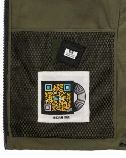 Weekend Offender Seinfeld Mesh Pocket Field Jacket Dark Green -Warm Knit Wear Sales JKAW2334 SEINFELD DARK GREEN 5504