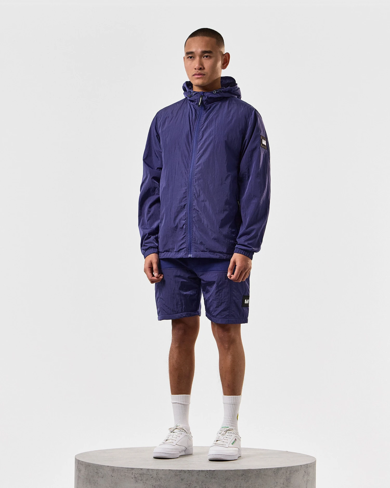 Weekend Offender Azeez Parachute Pocket Shorts Bright Navy 2 Weekend Offender Azeez Parachute Pocket Shorts Bright Navy - Image 2