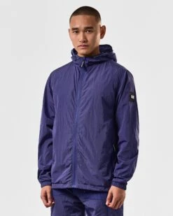 Weekend Offender Technician Jacket Bright Navy -Warm Knit Wear Sales JKSS2401 TECHNICIAN BRIGHT NAVY 4316 MODEL