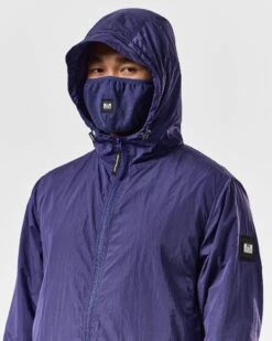 Weekend Offender Technician Jacket Bright Navy -Warm Knit Wear Sales JKSS2401 TECHNICIAN BRIGHT NAVY 4321 MODEL