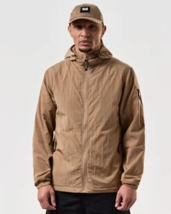 Weekend Offender Technician Jacket Cognac Brown -Warm Knit Wear Sales JKSS2401 TECHNICIAN COGNAC 7334