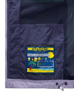 Weekend Offender Parissa Windbreaker Jacket Periwinkle/Bright Navy -Warm Knit Wear Sales JKSS2412 PARISSA PERIWINKLE 9114