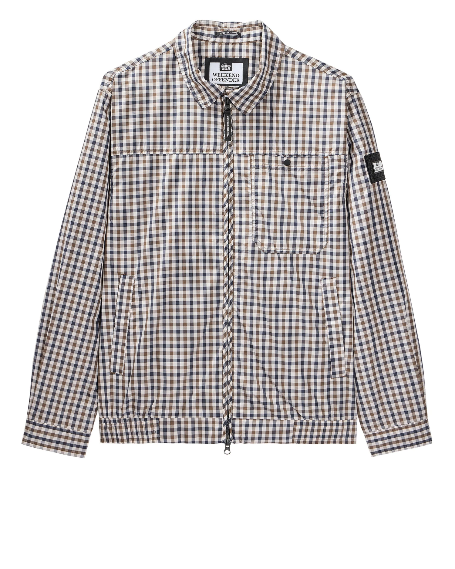 Weekend Offender Kamares Harrington Jacket Mid House Check 1 Weekend Offender Kamares Harrington Jacket Mid House Check