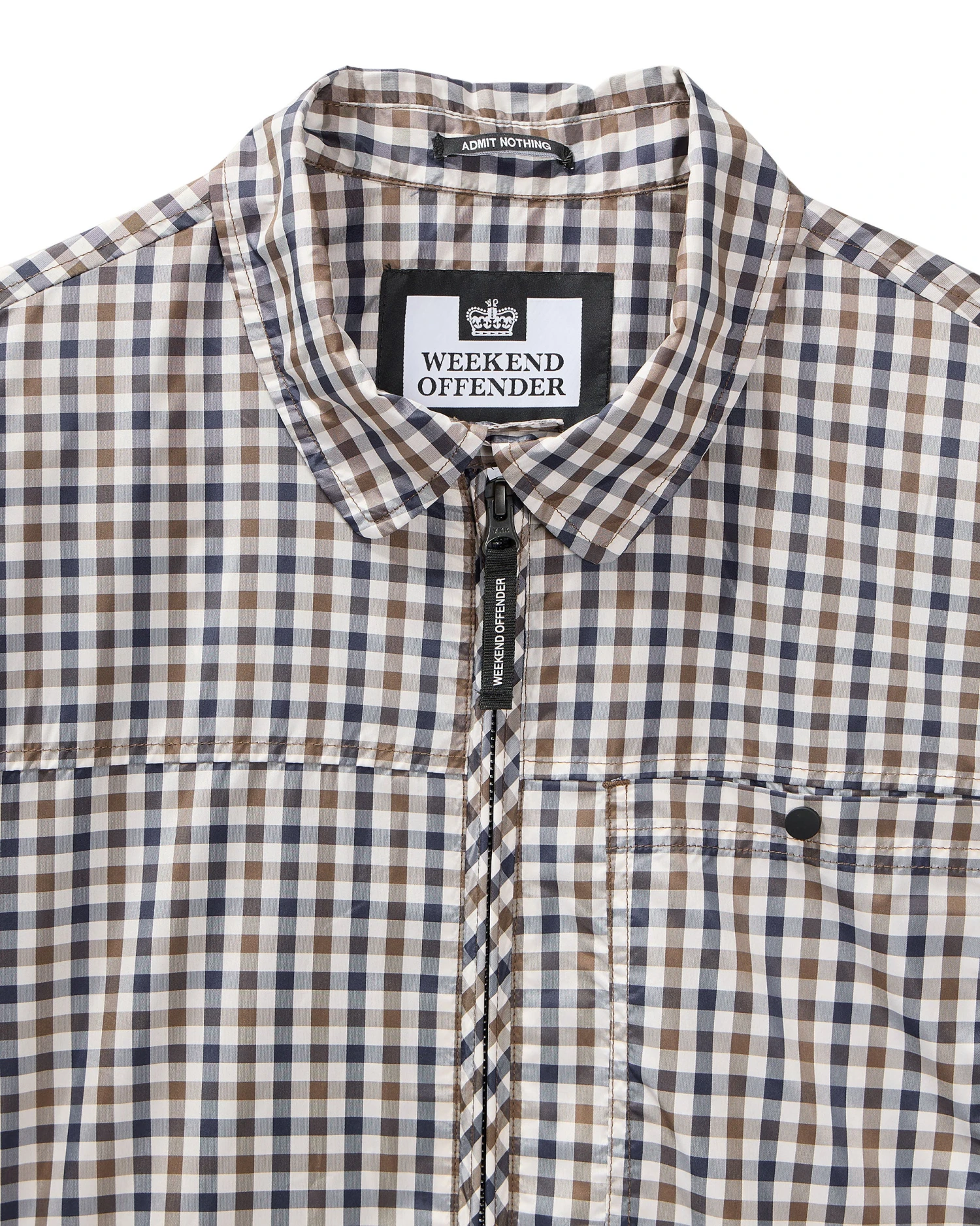 Weekend Offender Kamares Harrington Jacket Mid House Check 7 Weekend Offender Kamares Harrington Jacket Mid House Check - Image 7