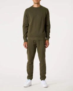 Weekend Offender Jakarta Jogger Pants Dark Green -Warm Knit Wear Sales JPAW22 01 JAKARTA AW22 DARK GREEN MODEL 4225