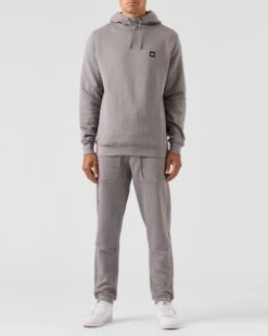 Weekend Offender Rebolledo Jogger Pants Light Grey -Warm Knit Wear Sales JPAW2305 REBOLLEDO LIGHT GREY 0513 MODEL