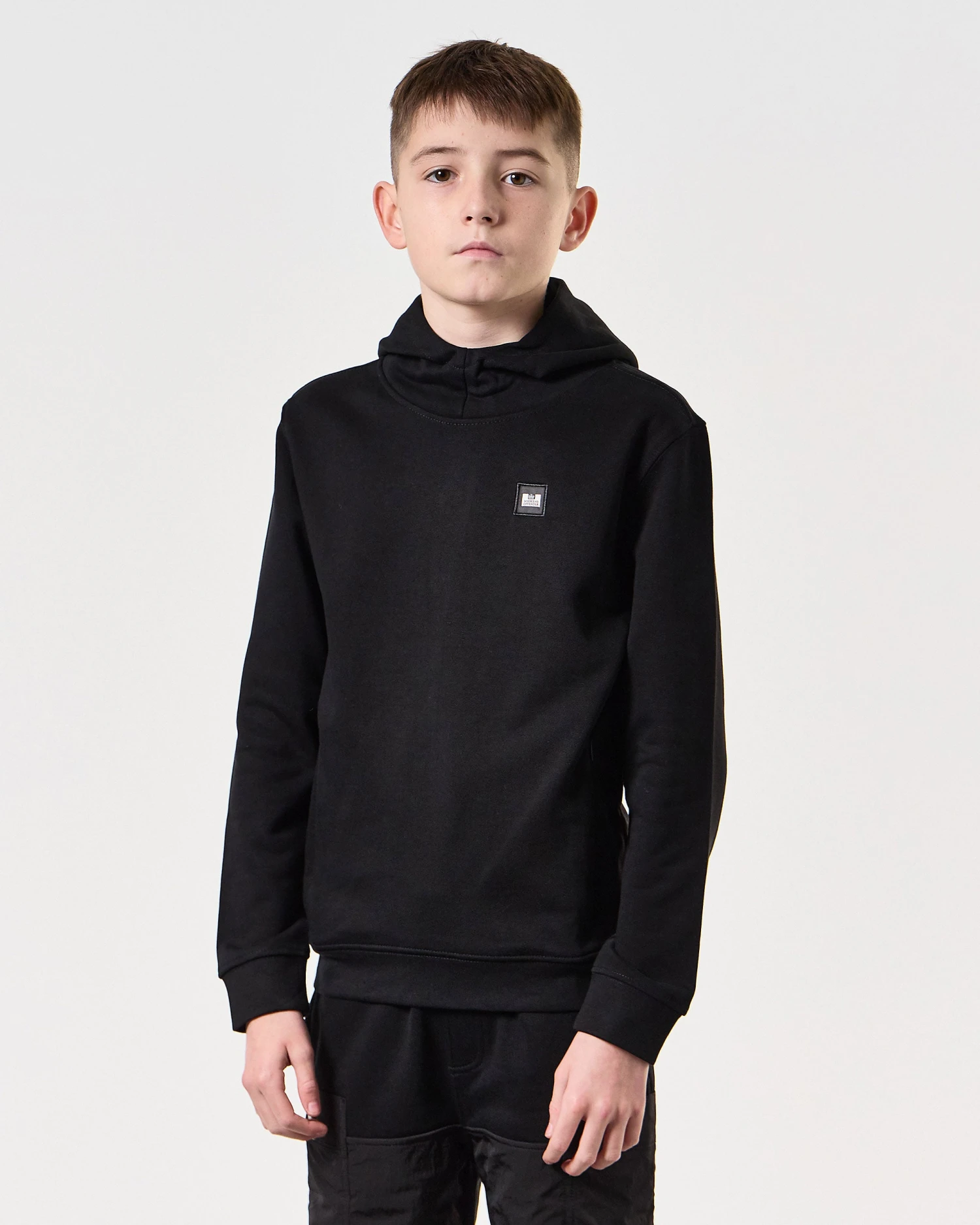 Weekend Offender Kids Ribbe Hoodie Black 3 Weekend Offender Kids Ribbe Hoodie Black - Image 3