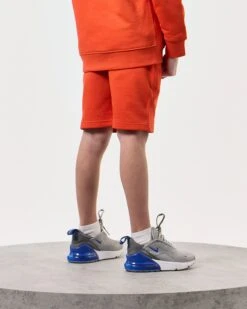Weekend Offender Kids Hawkins Jogger Shorts Pure Orange -Warm Knit Wear Sales KIDSHDSS2401 RIBBE PURE ORANGE 7844