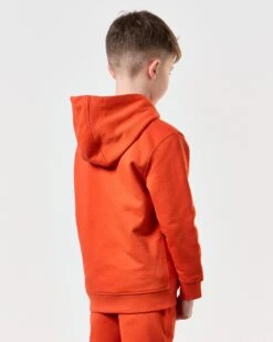 Weekend Offender Kids Ribbe Hoodie Pure Orange -Warm Knit Wear Sales KIDSHDSS2401 RIBBE PURE ORANGE 7846